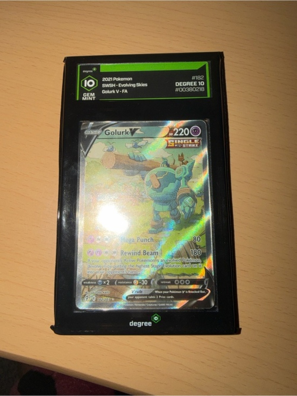 Degree Gem Mint 10 Golurk V